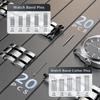 JOREST Uhrenwerkzeug Uhrenreparatur Uhrenbatteriewechsel Stift Uhrenarmband Uhrenbatterie Uhrenboden Uhrenöffner Uhrengehäusedeckelverschluss Federsteg