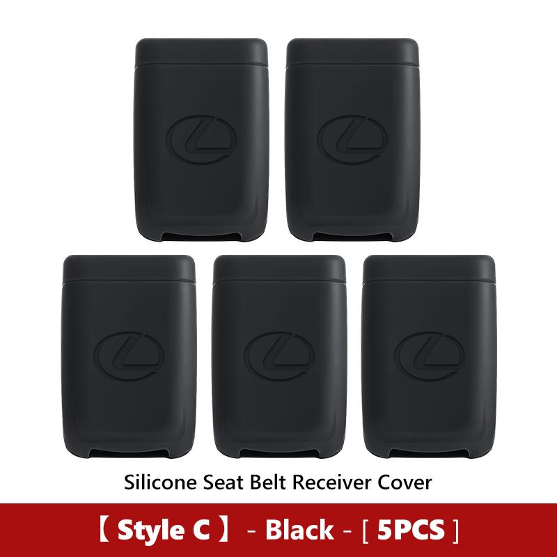 For Lexus Car Seat Silicone Seatbelt Belt Clip Protector Buckle Plug Cover RX350 IS250 IS200 GS300 LX570 RC350 UX250h ES350 AY2