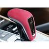 For Porsche Cayenne 2019-2023 Pink Suede Console Gear Shift Knob Cover Trim 1PCS
