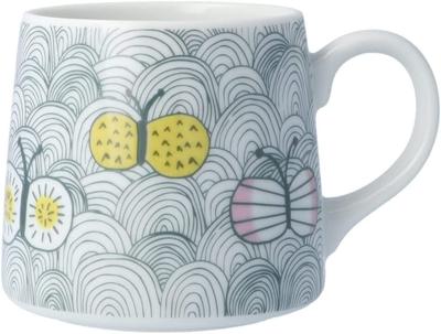This Cute and Stable Trapezoidal Mug Features a Butterfly Design In Its Capacity Is Its Diameter Is and Its Height Is Enjoy Your Favorite Snacks