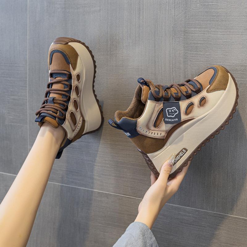 New pop board casual fashion comfortable sports versatile women's shoes small platform shoes women