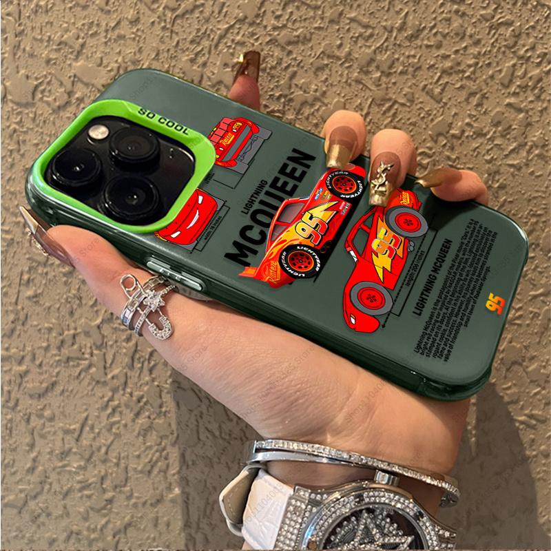 Hot Cars Lightning McQueen 95 Phone Case For iPhone 17 16e 16 15 14 13 12 11 Mini Pro Max X XR XSMAX Air Plus Anti Fall Matte