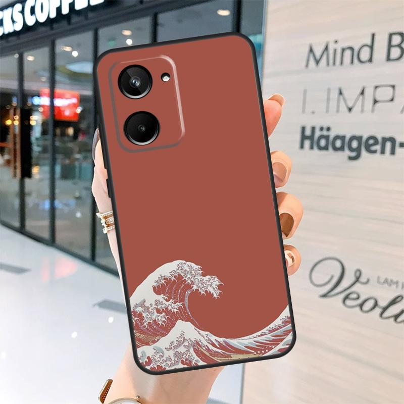 

Чехол Great Wave off Kanagawa для Realme 15 13 12 10 11 14 Pro Plus GT6 GT7 C15 C35 C53 C55 C61 C63 C65 C67 C71 C75 Realme C21Y C25Y