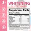 100% Natural Glutathione Supplement, Contains Vitamins and Alpha-lipoic Acid, Whitening, Antioxidant, Suitable for Adults.