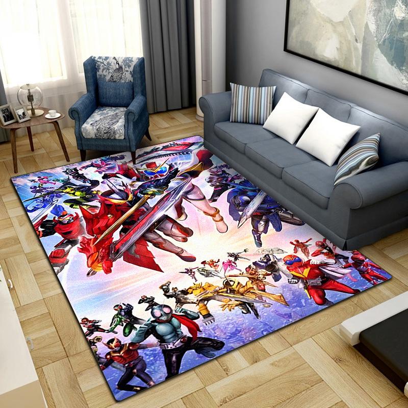 

Kamen Rider Print Carpet Large Area Rug Non Slip Washable Floor Mat Bedroom Home Decor 83 60x90cm