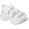 Skechers Sandalias de Playa Casuales Suaves Cómodas Foamies Tai - Get Real Sandalias para Mujer Blancas 111619-WHT