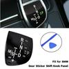Gear Shift Knob Panel Trim Cover For BMW F01 F10 F30 F35 X1 FX3 X5 X6 3 4 Series