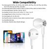 Wired USB Type C Earphones with Magnetic Design for iPhone Pro Max iPad Pro Air iPad mini 10th Google Pixel Pro and Features include a deep bass DAC