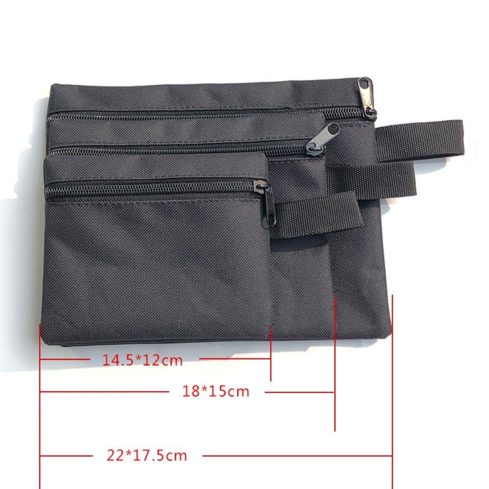 Zipper Hand Tool Bag Large Capacity Travel Organizer Bag Portable Hardware Tool Organizer