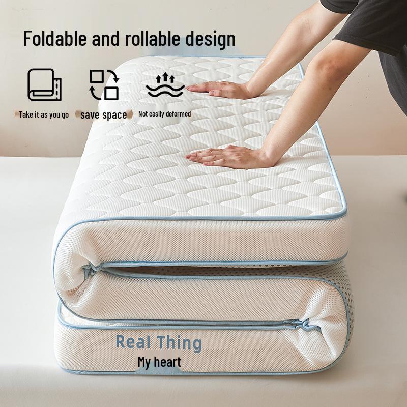 High Resilience Memory Foam Latex Mattress - Double Soft, Thickened for Dorm or Home Use.