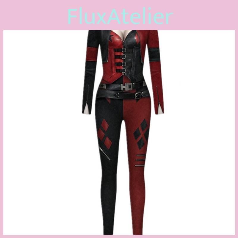 Quinn Women Classic Anime Costume Halloween Cosplay Jumpsuit Costume