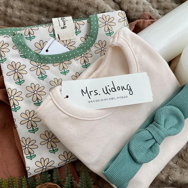 Gelato Waterproof Bib 3-piece Set As a Gift for the 100th Day of Birth, Korean Baby Products