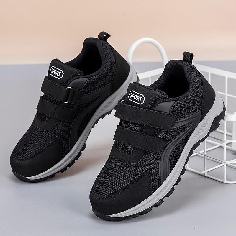 Diabetic Shoes Men Women Comfort Walking Elderly Swollen Feet Orthopedic Adjustable Double Strap Hook Loop Sneakers