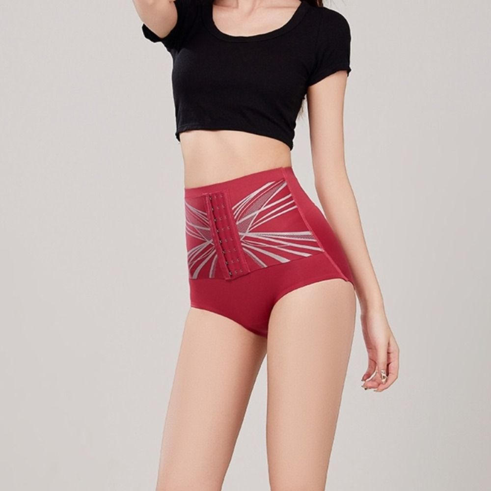 High Waist Butt Lifting Briefs Buckle Tummy Control Underpants Seamless Panties Women  Dress