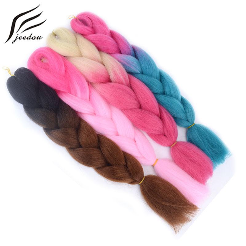 Braids Hair Extensions Balayage Ombre DIY Quick Weave Braiding Hair for Cosplay Daily Use for Women