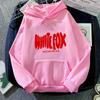 Trendiger Vielseitiger Letter Print Hoodie Sweatshirt für Männer und Frauen Paare Koreanischer Stil Lässig Einfaches Sweatshirt