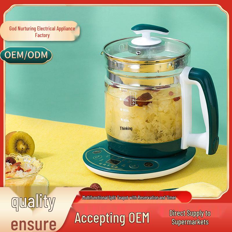 Health Pot Holiday Gift: Large Capacity Automatic Glass Electric Tea Maker