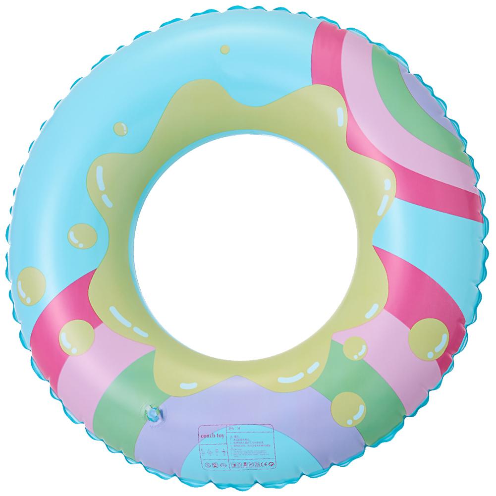 Lucky Bubble Swimming Ring Colorful Inflatable Pool Float Cute Swim Ring Beach Swimming Party Toys for Kids Youth Adults