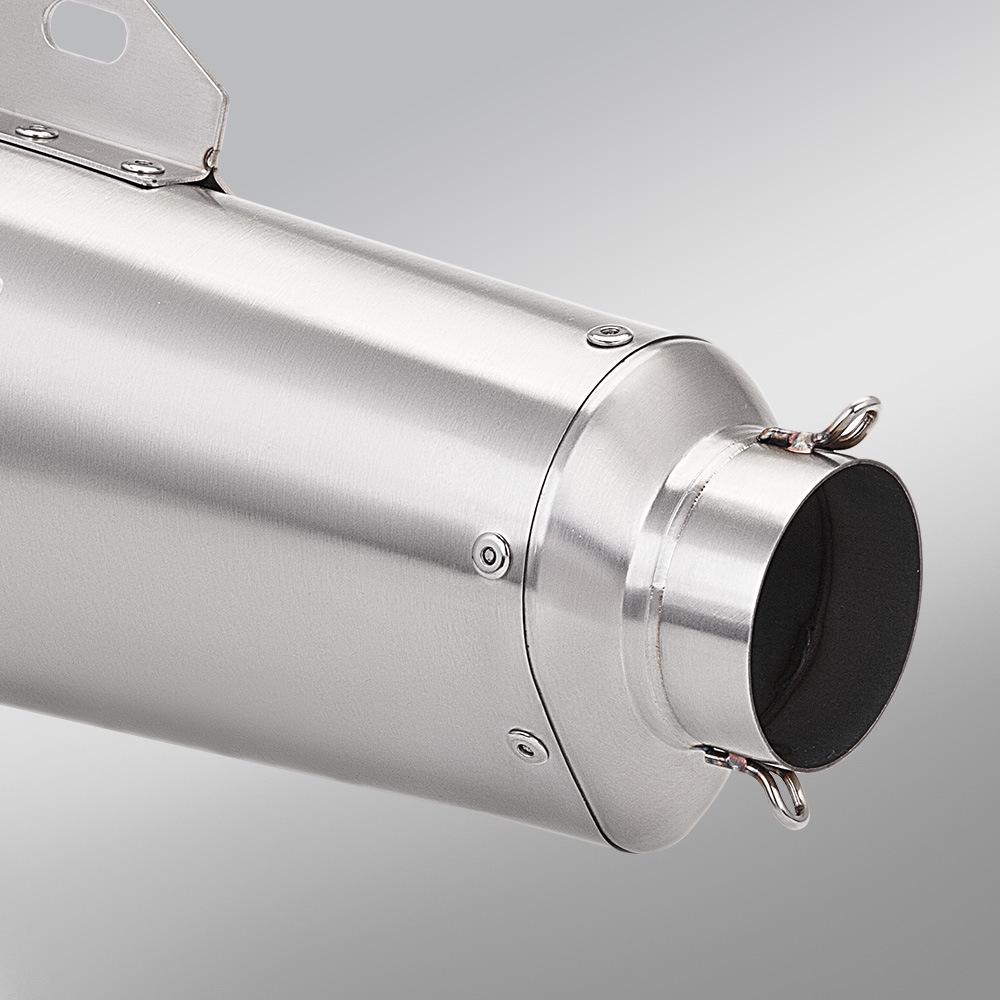 Ponteira de Escapamento Universal T155 para Motocicleta R3, Z650, CBR400, MT09, 703RR, 500F