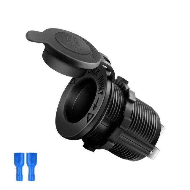 Allume-cigare de moto 12V-24V, prise de courant étanche, adaptateur de prise de courant pour bateau marin camion RV ATV