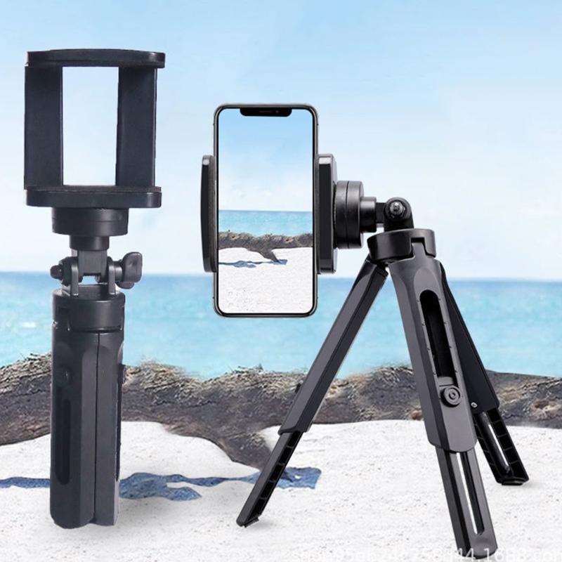 360 Degree Rotating Selfie Tripod Tabletop Phone Tripod for Travel Photography Video Recording Vlogging Handheld Tripod