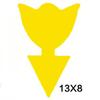 30-10PC Heterotypic Sticky Insect Board for Home Courtyard Flower Pest Control Catcher, Flower Pot, Garden Flower Insect Heterotypic Trap