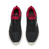 Anta Fashionable Versatile Simple Shock Absorbing Breathable Low Top Casual Running Shoes Men sneaker Basic-Black Classic-Red 912525502F-10