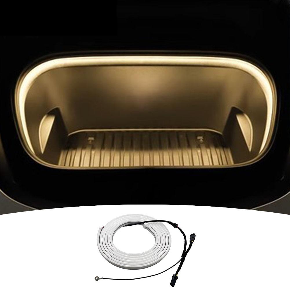 White LED Trunk Light Easy Install LED Trunk Light Automotive Interior Customizable LED Strip Battery Life Preservation