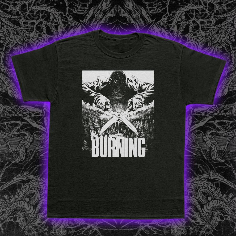 The Burning 1981 Horror T-Shirt Slasher Movie Tee Cult Film Gore Graphic