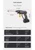 Wireless Portable Car Washer: Rechargeable High-Pressure Water Gun with Cleaning Brush for Household Use