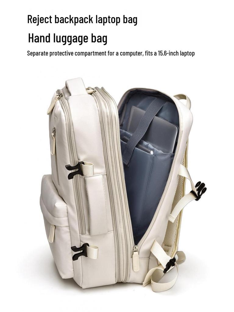 Macaron Color Backpack: Large Capacity, Lightweight, Versatile for Students and Travelers