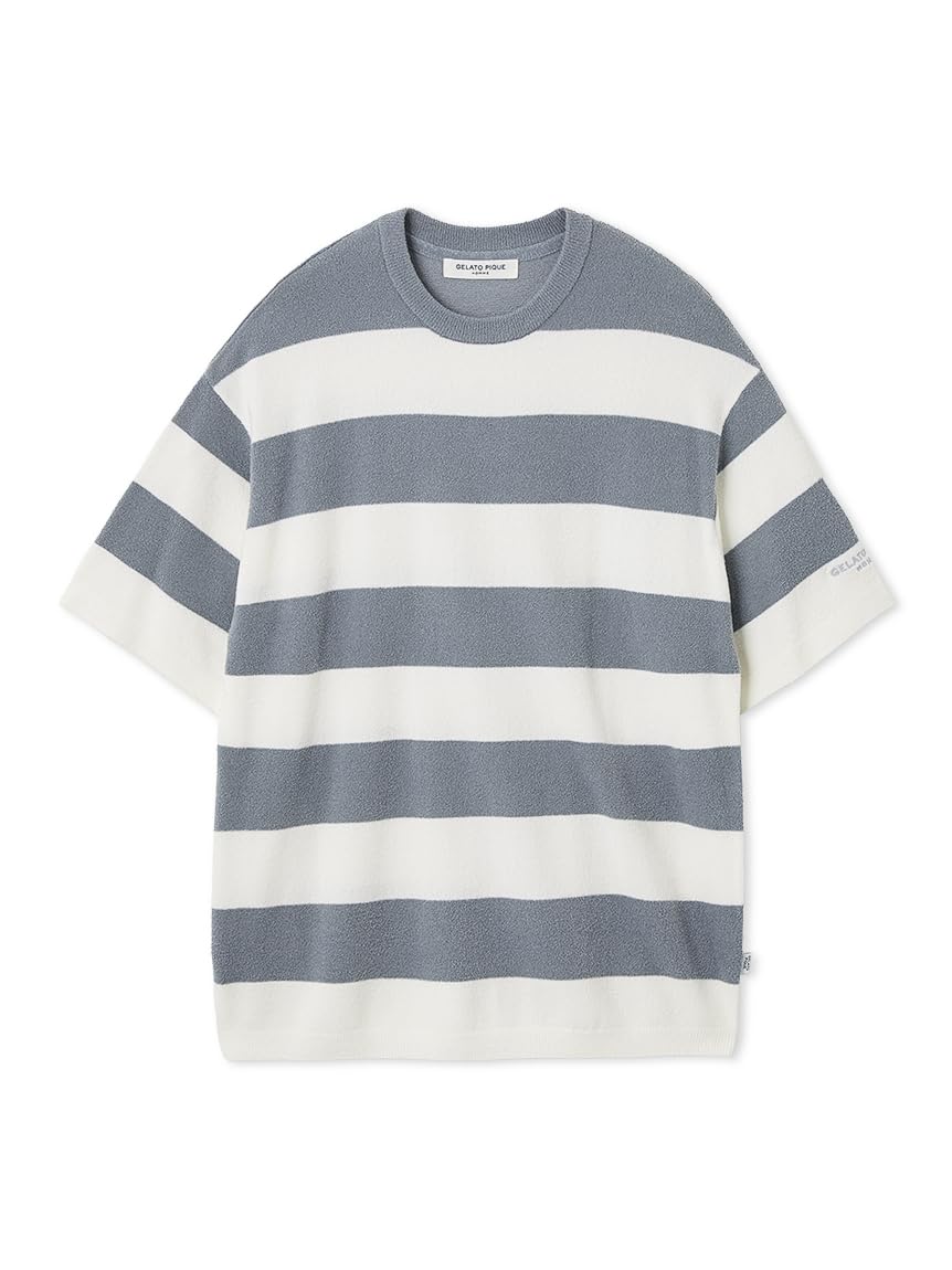 

Gelato Pique HOMME Smoothy Lite 2 Border Pullover PMNT252901BLUL синий