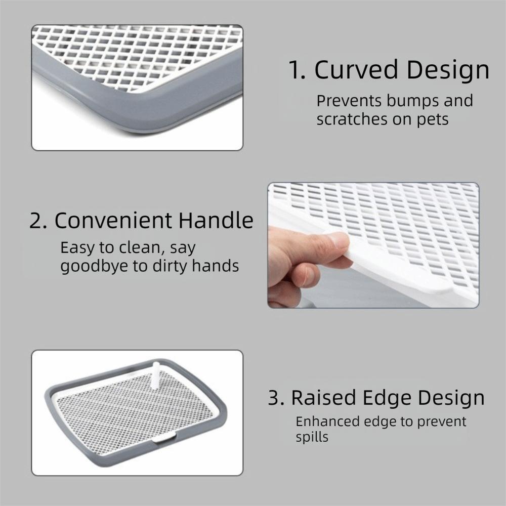 Mesh Dog Training Toilet Removable Net Pet Pee Pad Holder Dog Potty Trainer  Training