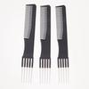 3pcs Professional Hair Steel Needle Comb, High-density Comb Teeth, Dual Headed Anti-static Hair Comb, Special for Real Hair Wigs