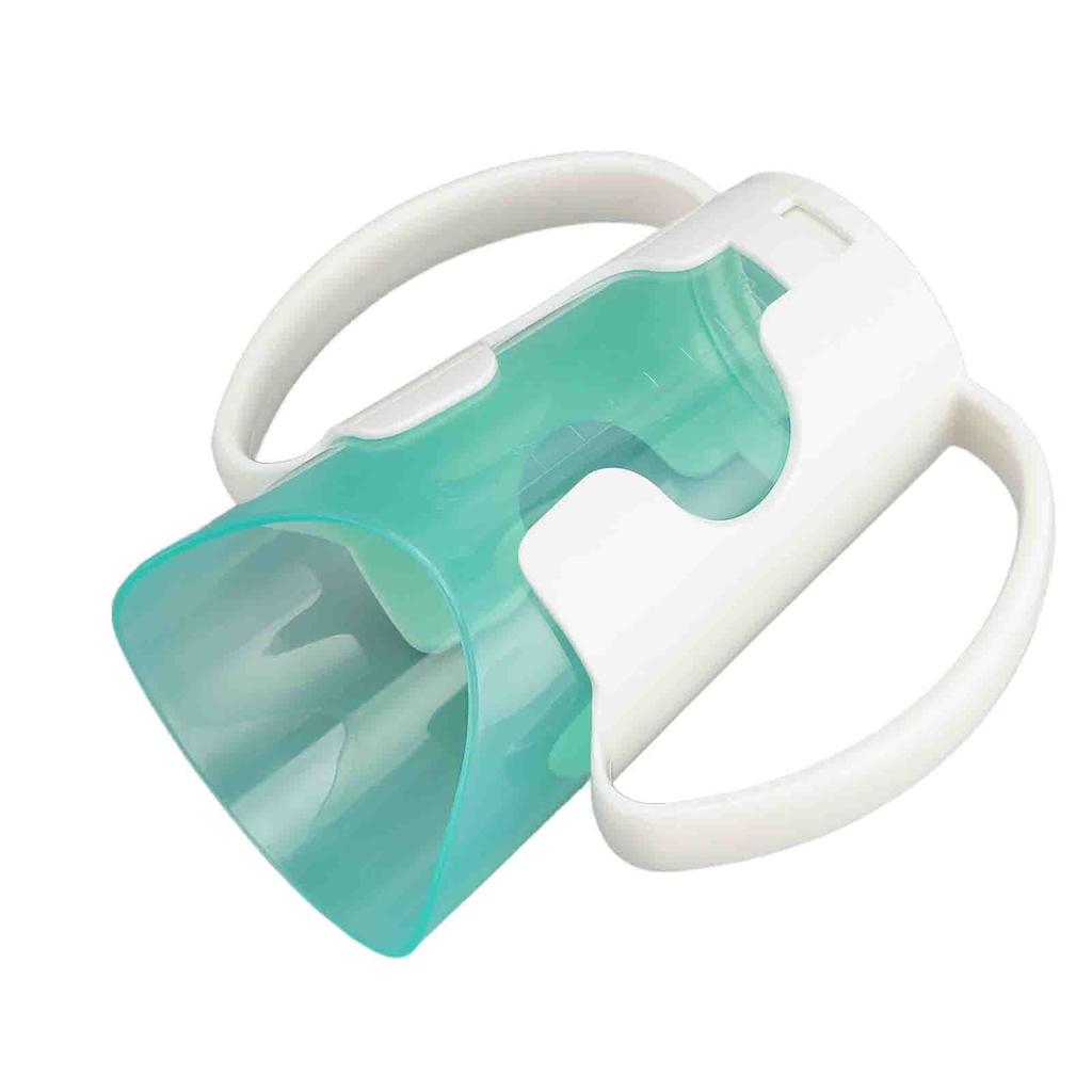 Becher für ältere Menschen mit abgeschrägtem Rand, transparentem Aussehen, vielseitig, Patientenpflege, Lebensmittel, Flüssigkeiten, Trinkbecher, Tasse mit Halter für Behinderte, Postoperativ