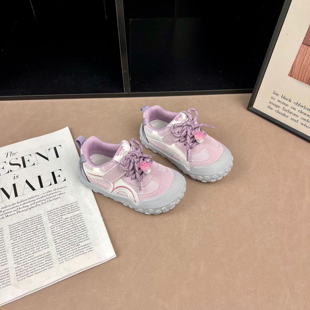 Girls' Fashion Low-Top Sneakers - Anti-Kick, Spring/Autumn, Versatile Korean Style for Students