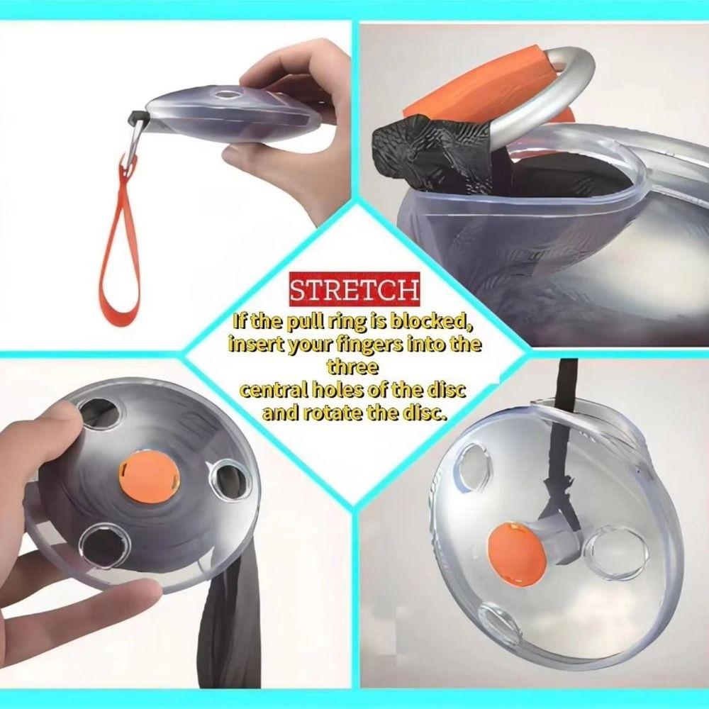 Folding Rotating Storage Bag Retractable Shopping Storage Bag Portable Grocery Bag  Daily Use
