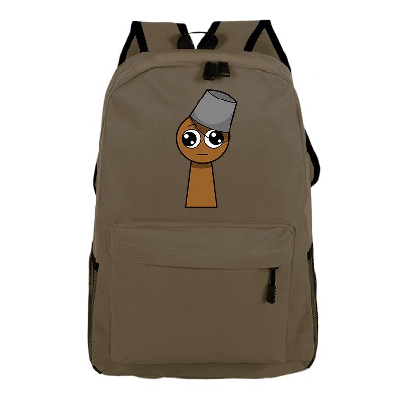 Rhythm Box Fun Printed Backpack Light College Style Fashion Primary And Secondary School School Bag