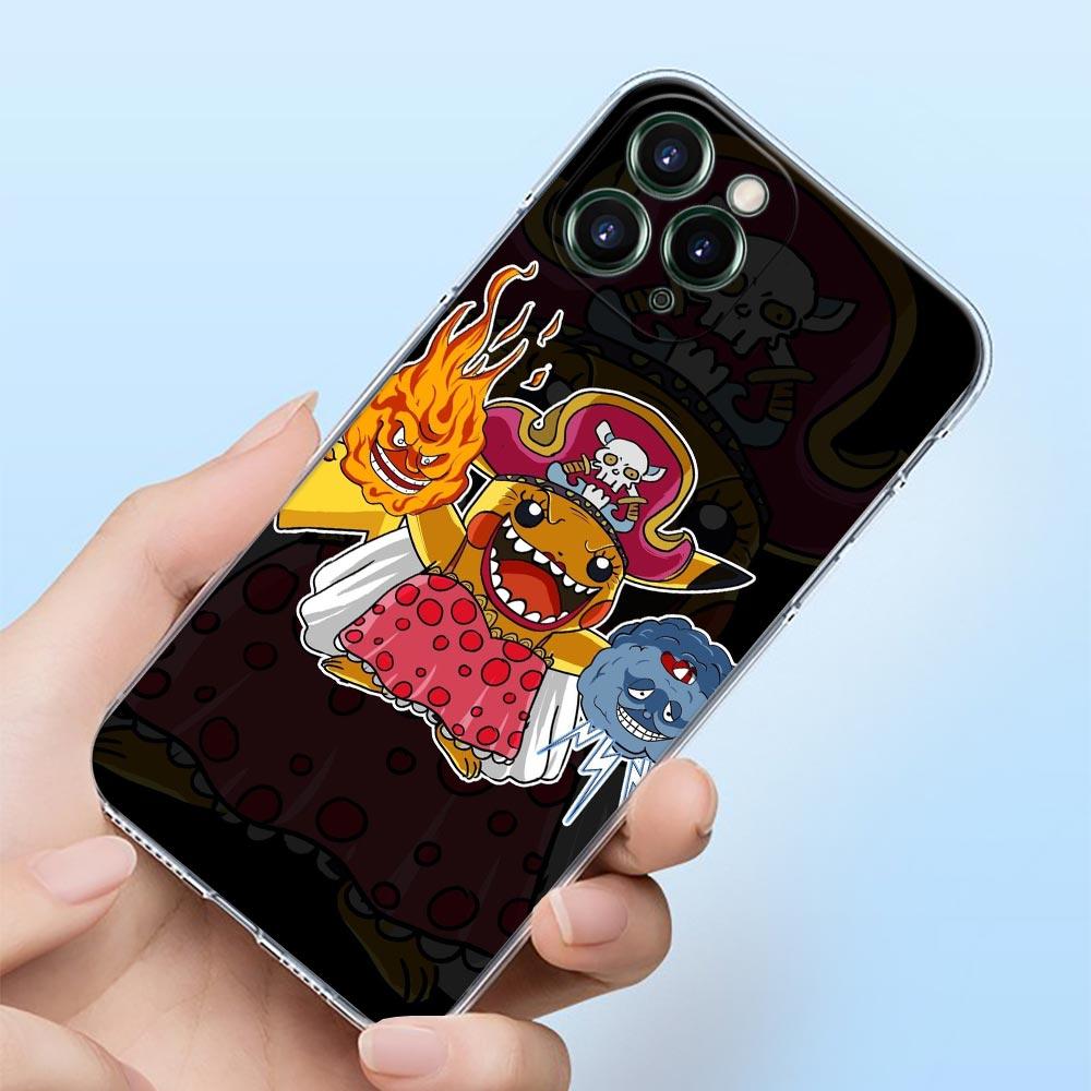 

Прозрачный чехол для телефона с изображением Покемона Пикачу и косплея для iPhone 11 12 13 Pro Max 7 8 SE XR XS Max 5 5S 6 6s Plus, силиконовый чехол с Пикачу iPhone 11Pro Max