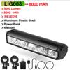 VASTFIRE Bicycle Light Front 8000mAh Bike Light 6000Lumen Waterproof Flashlight USB Charging MTB Road Cycling Lamp Accessories