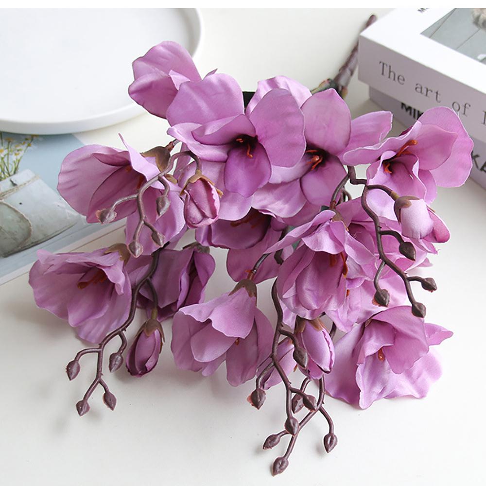 Magnolia Flower Home Decor Household Fake Flower Artificial Flower Table Decoration Wedding Bouquet