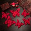 6/10pcs Romantic Wedding Items Wedding Room Background Wall Decorations In The Bride'S Bedroom Arrangement Newlywed Butterfly Three-Dimensional