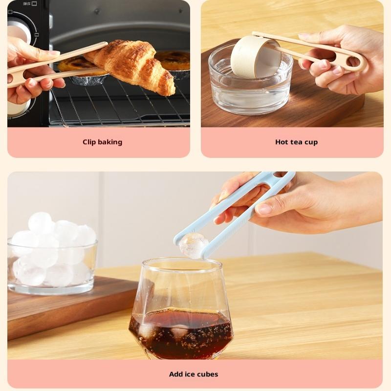 1Pcs Silicone Mini Multifunctional Non Slip Food Grade Fine Motor Tweezer Tongs For Boys Girls Daily Use Gift