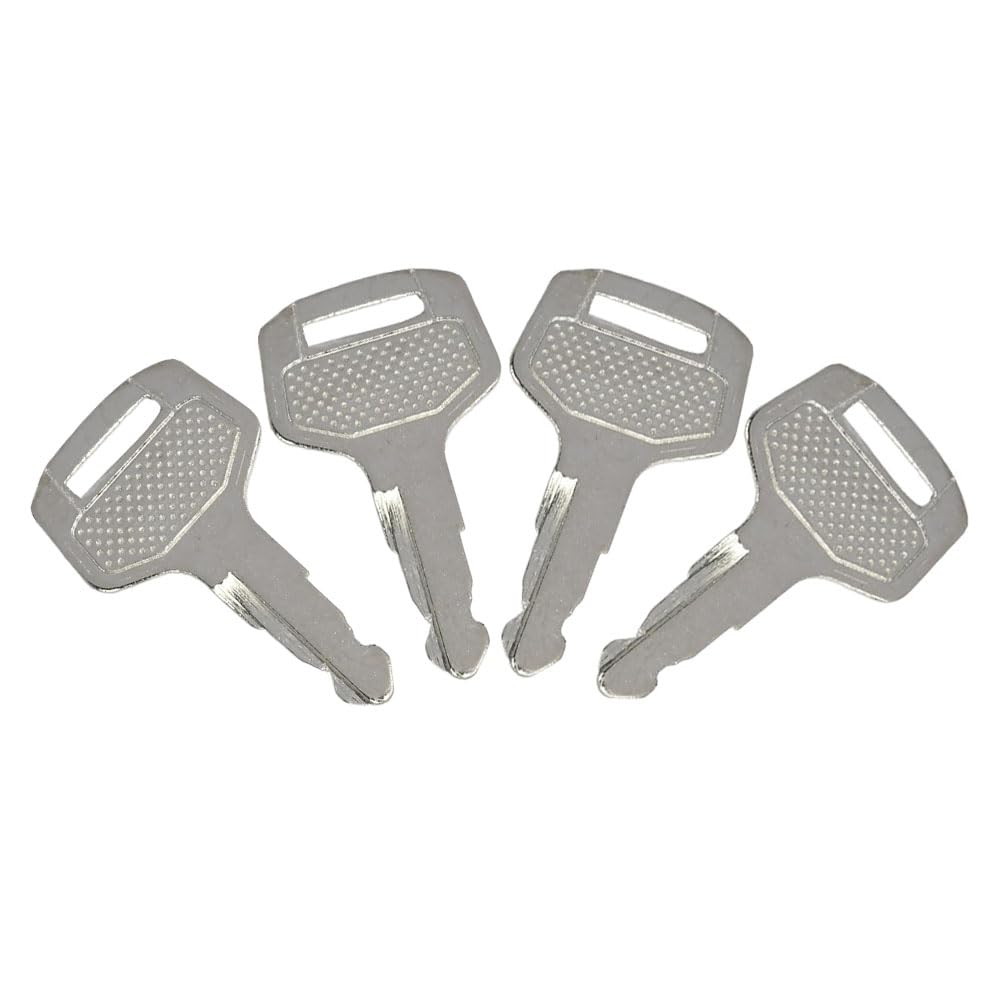 

4PCS Ignition Switch Keys TC832-31810 TC832-31850 1900-0914 Compatible with Kubota BX1880 BX2380 BX23S BX2680 ZD1511LF ZD1511RL ZD1511RLF