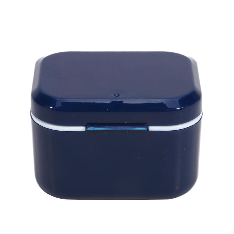Portable Denture Retainer Soaking Case Multi-Purpose Mouthguards Braces Storage Box Nail Drill Tool Organizer