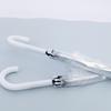 TianAi Transparent 8-Rib Long-Handle Umbrella