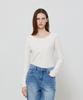 Notia Soft Wide Neck T-Shirts - Ivory