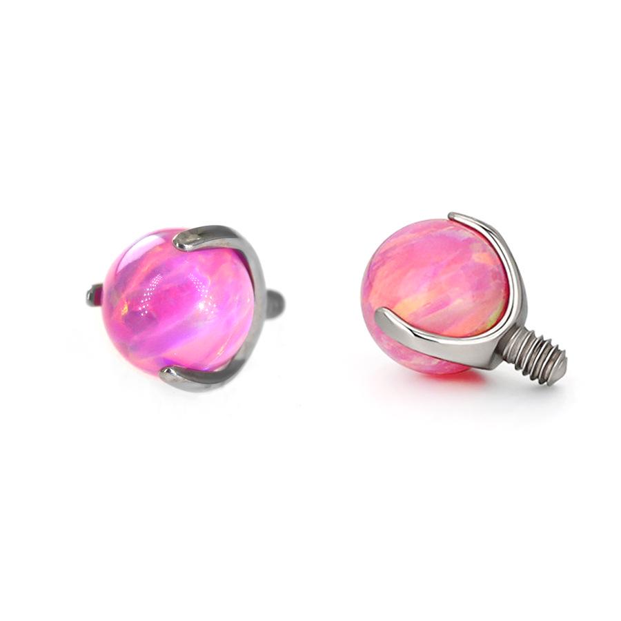 G23 Titanium Aurora Jelly Opal Stud for Ear, Lip, Tongue, and Cartilage Piercings