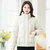 Women's Short Winter Cotton Jacket, 2026 New Korean Style, Stand Collar, Thickened Outerwear, Petite Fit