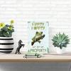 Frog Sign Get Off My Property Metal Plate for Home Garage and Yard